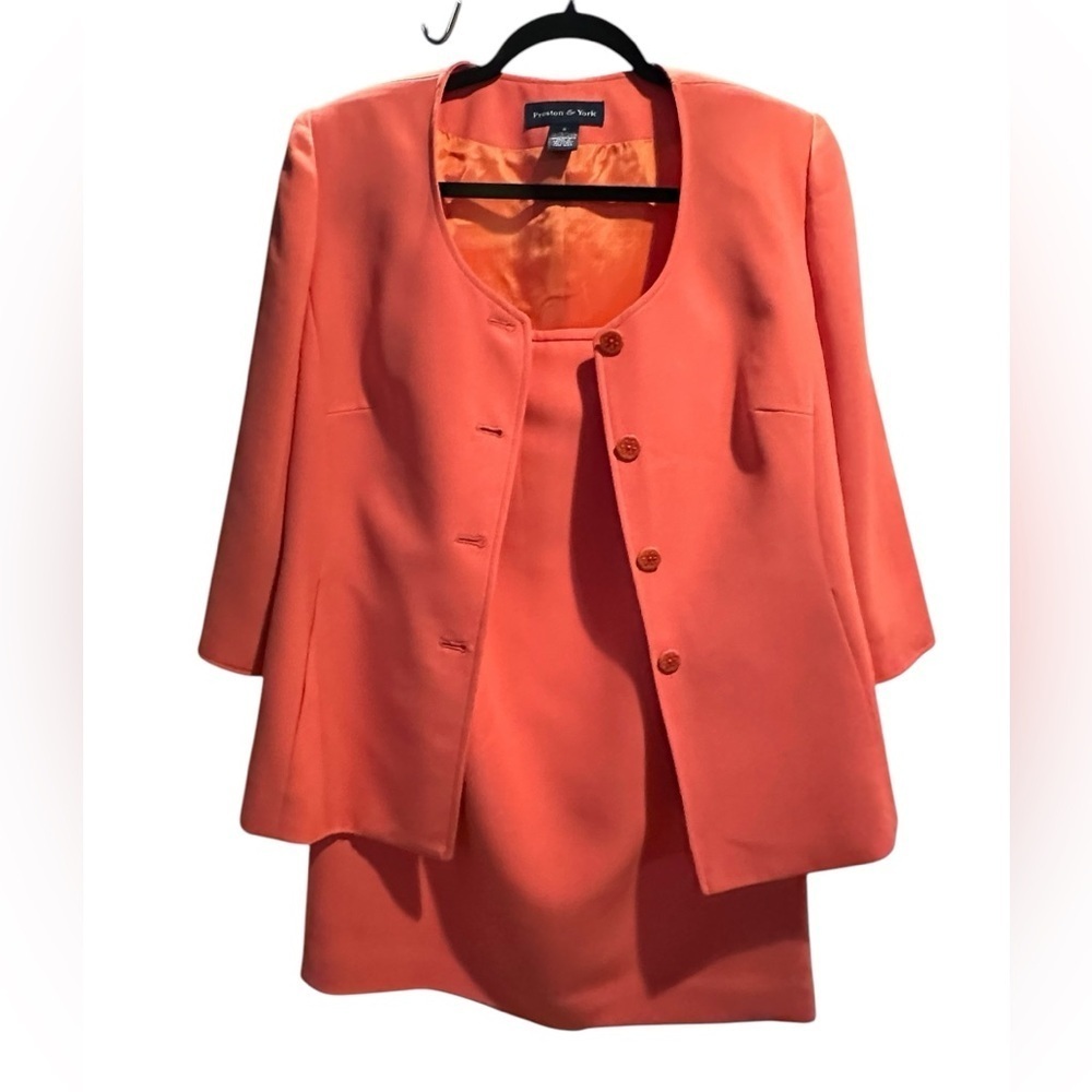 Preston & York Coral Blazer skirt set size 8